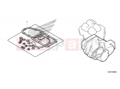 HONDA CB500XAE CB500X ABS 2014 EOP-2 GASKET KIT B