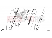 HONDA CB500XAE CB500X ABS 2014 F-11 FRONT FORK