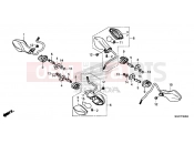 HONDA CB500XAE CB500X ABS 2014 F-35 FLASHING