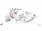 HONDA CB500XAE CB500X ABS 2014 F-46 LOWER ENGINE