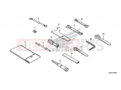 HONDA CB500XAE CB500X ABS 2014 F-48 TOOLS
