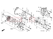 HONDA CBF10007 CBF1000 2007 E-10 WATER PUMP