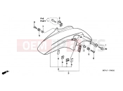 HONDA CBF10007 CBF1000 2007 F-9 FRONT FENDER