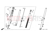 HONDA CBF10007 CBF1000 2007 F-10 FRONT FORK