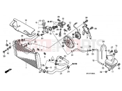 HONDA CBF10007 CBF1000 2007 F-34 RADIATOR