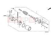 HONDA CBF10008 CBF1000 2008 E-11 STARTER ENGINE