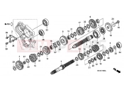 HONDA CBF10008 CBF1000 2008 E-15 TRANSMISSION