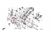 HONDA CBF10008 CBF1000 2008 F-32 FRAME HOUSING