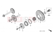 E-7 CLUTCH COUPLING START - Honda CBF1000A7 CBF1000 ABS 2007