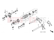 E-16 TRANSMISSION DRUM - Honda CBF1000A7 CBF1000 ABS 2007