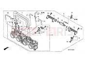 E-18 THROTTLE HOUSING - Honda CBF1000A7 CBF1000 ABS 2007