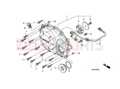 E-5 RIGHT CRANKSHAFT COVER - Honda CBF1000FB CBF1000F 2011