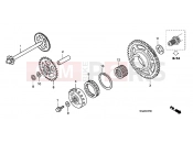 E-7 CLUTCH COUPLING START - Honda CBF1000FB CBF1000F 2011