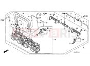 E-18 THROTTLE HOUSING - Honda CBF1000FB CBF1000F 2011