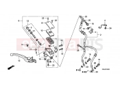 F-5 FRONT MASTER CYLINDER (CBF1000F) - Honda CBF1000FB CBF1000F 2011