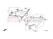 F-24 SIDE COVER - Honda CBF1000FB CBF1000F 2011