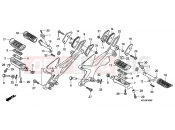 F-30 FOOTREST - Honda CBF1000FB CBF1000F 2011