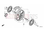 F-14 FRONT WHEEL - Honda CBF1000FC CBF1000F 2012