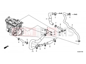 E-17 WATER PIPE - Honda CBF1000FTC CBF1000FT 2012