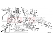 F-7 STEERING BAR PIPE / UPPER BRIDGE - Honda CBF1000FTC CBF1000FT 2012