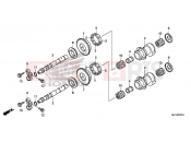 HONDA CTX1300AE CTX1300A 2014 E-16-10 BALANCING AXLE