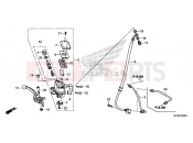 HONDA CTX1300AE CTX1300A 2014 F-5 FRONT BRAKE MASTER CYLINDER