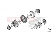 E-8-10 CLUTCH (CTX700D) - Honda CTX700DE CTX700 Dual Cluth ABS 2014