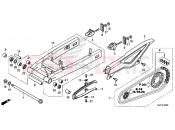 F-33 ​​SWING ARM - Honda CTX700DE CTX700 Dual Cluth ABS 2014