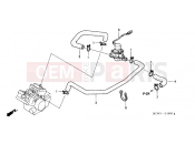 HONDA VFR8003 INTERCEPTOR 2003 E-18 AIR BLOW CONT. VALVE