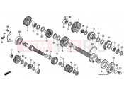 E-13 TRANSMISSION - Honda VFR800FIY INTERCEPTOR 2000