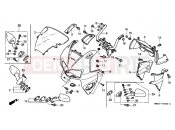 F-36 UPPER ENGINE HOUSING - Honda VFR800FIY INTERCEPTOR 2000
