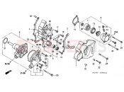 HONDA VFR800A2 INTERCEPTOR ABS 2002 E-9 WATER PUMP
