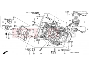 HONDA VFR800A3 INTERCEPTOR ABS 2003 E-2 CYLINDER HEAD (FRONT)