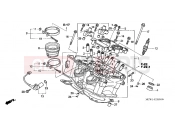 HONDA VFR800A3 INTERCEPTOR ABS 2003 E-2-1 CYLINDER HEAD (REAR)