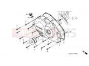 HONDA VFR800A3 INTERCEPTOR ABS 2003 E-5 RIGHT CRANKSHAFT COVER