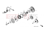 HONDA VFR800A3 INTERCEPTOR ABS 2003 E-7 IGNITION DISTRIBUTOR GENERATOR