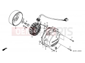 HONDA VFR800A3 INTERCEPTOR ABS 2003 E-8 GENERATOR