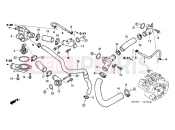 HONDA VFR800A3 INTERCEPTOR ABS 2003 E-16 WATER HOSE
