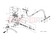 HONDA VFR800A3 INTERCEPTOR ABS 2003 F-6 CLUTCH MASTER