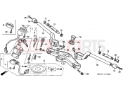 HONDA VFR800A3 INTERCEPTOR ABS 2003 F-7 STEERING BAR PIPE / UPPER BRIDGE