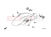 HONDA VFR800A3 INTERCEPTOR ABS 2003 F-9 FRONT FENDER