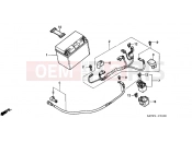 HONDA VFR800A3 INTERCEPTOR ABS 2003 F-31 BATTERY