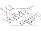 HONDA VFR800A3 INTERCEPTOR ABS 2003 F-35 TOOLS