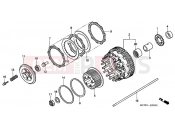HONDA VFR8004 VFR 2004 E-6 CLUTCH