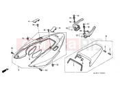 HONDA VFR8004 VFR 2004 F-20 REAR ENGINE COVER