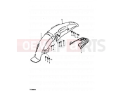 SUZUKI TS100ER T (1996) 51 - REAR FENDER
