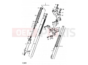 SUZUKI TS100ER X (1999) 42 - FRONT FORK