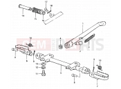 SUZUKI TS125ER X (1999) 48 - STAND - FOOTREST (E16, E18, E26)