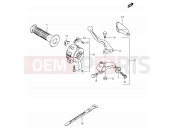 SUZUKI TS125ER Z (1982) 49 - LEFT HANDLE LEVER