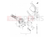 SUZUKI TS125ER Z (1982) 49A - LEFT HANDLE LEVER (MODEL R P09)